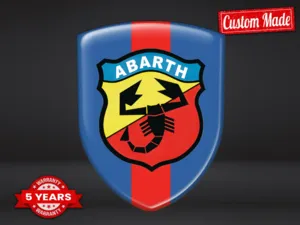Fiat Abarth Emblemas Auto Personalizados Resistentes Universal